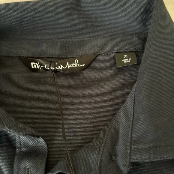 Travis Matthew Women's She Fancy 2.0 Polo Shirt Vintage Indigo/Black Size XL - Picture 5 of 12